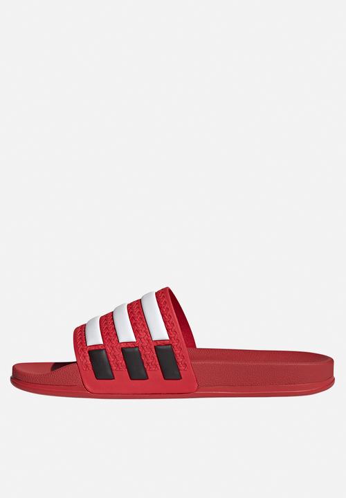 adidas Originals - Adilette og cf - better scarlet/ftwr white/core black