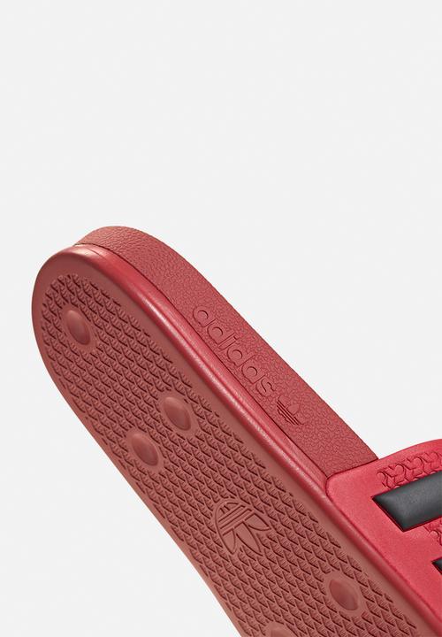 adidas Originals - Adilette og cf - better scarlet/ftwr white/core black