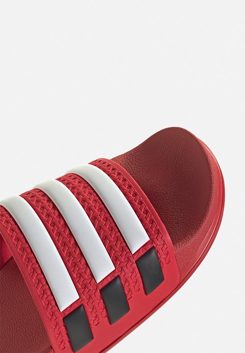 adidas Originals - Adilette og cf - better scarlet/ftwr white/core black