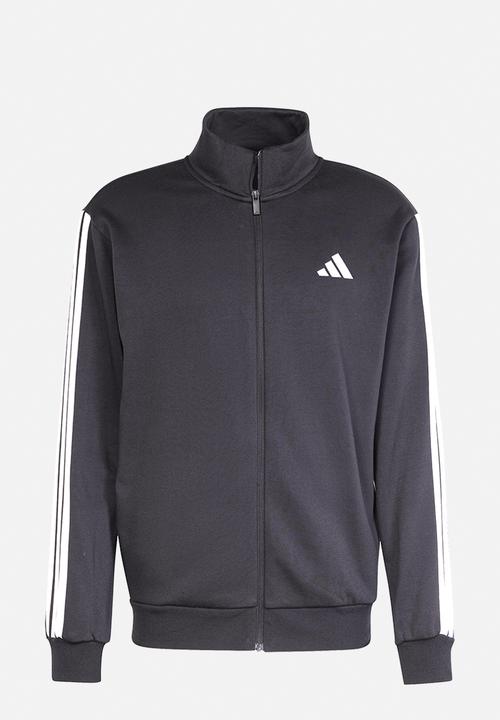 adidas Performance - 3-STRIPES Fleece Tracksuit Set - Black