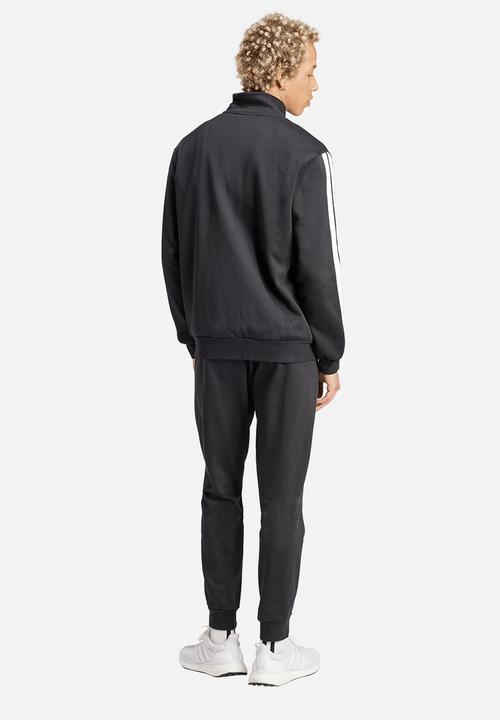 adidas Performance - 3-STRIPES Fleece Tracksuit Set - Black