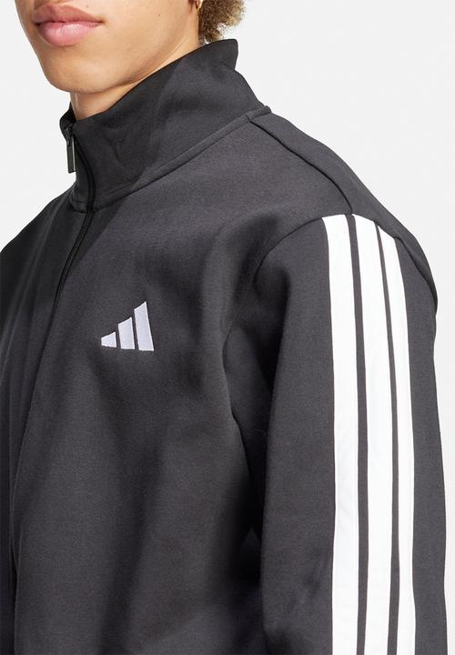 adidas Performance - 3-STRIPES Fleece Tracksuit Set - Black