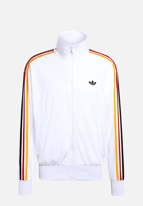 adidas Originals - Firebird Track Jacket - White/collegiate gold/team power red 2/black