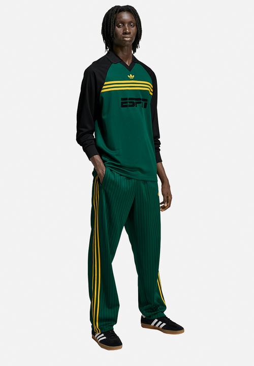 adidas Originals -  Firebird Loose Pinstripes Track Pants -Collegiate green