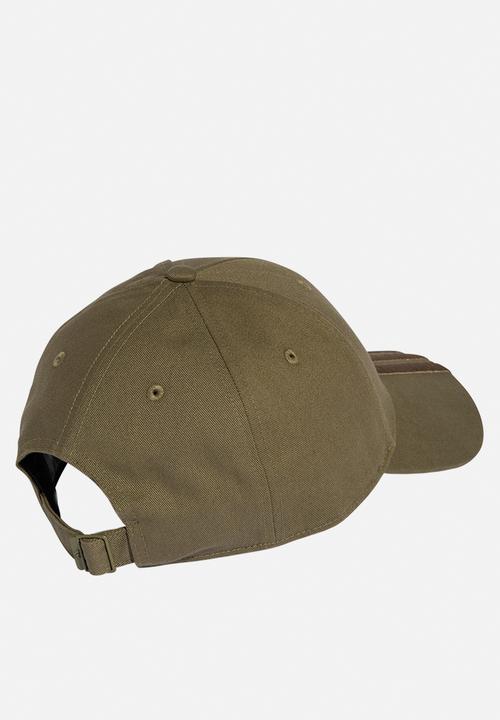 adidas Performance - Baseball 3 stripe cap nl - olive strata/olive strata