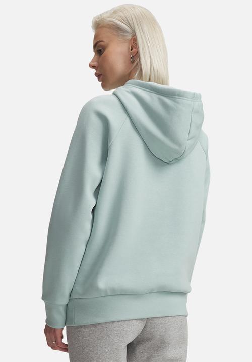 Under Armour - UA Rival Fleece Hoodie - Enamel Blue/White