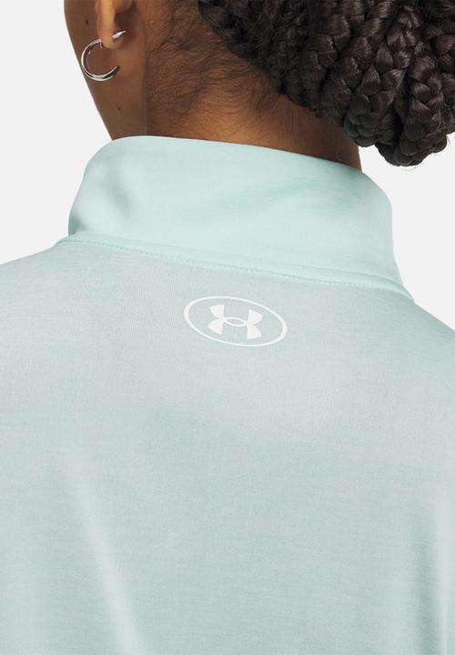 Under Armour - Tech 1/2 Zip- Twist - Refresh Mint/White