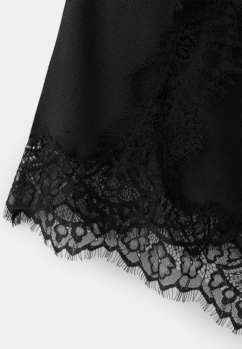 MANGO - Top tinta - black