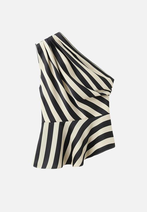 MANGO - Top lunatic - light beige