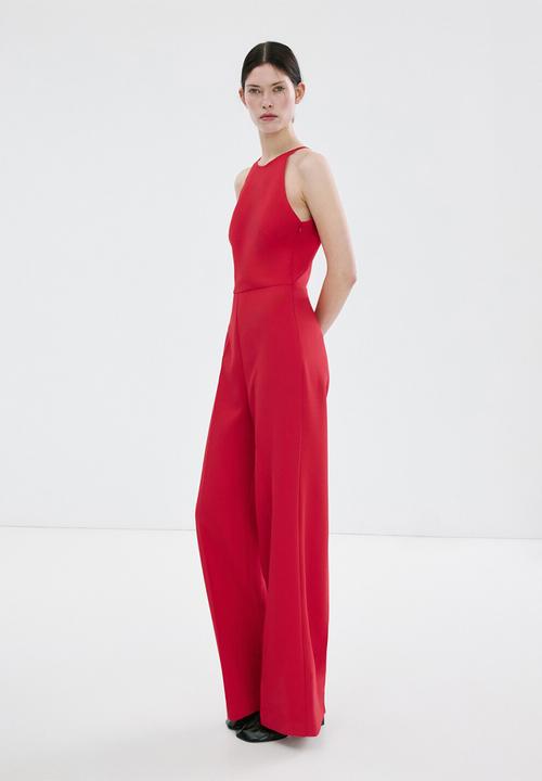 MANGO - Jumpsuit fabiana - red