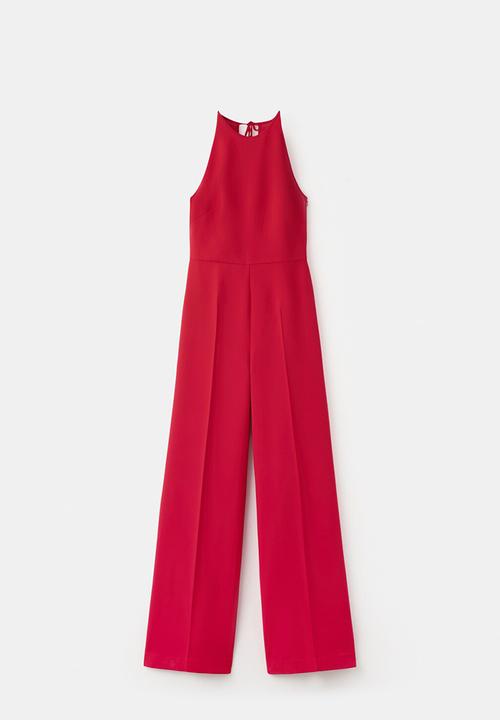 MANGO - Jumpsuit fabiana - red