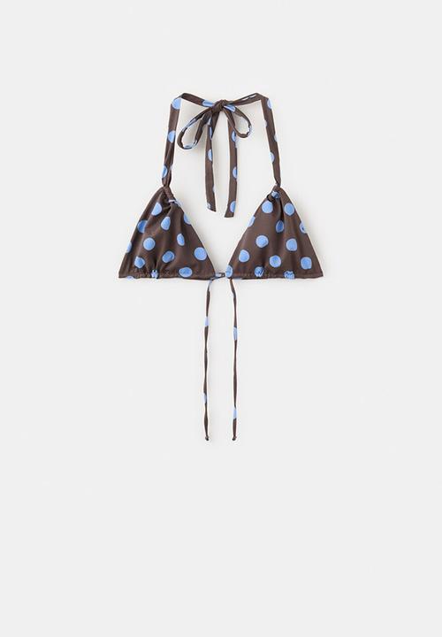MANGO - Bikini top apolo - dark brown