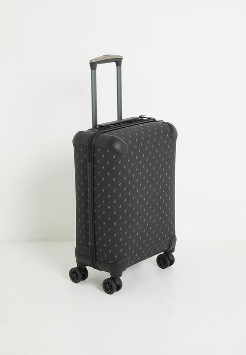 POLO - Polo Classic Double Pack Medium 4 Wheel Trolley Case - Charcoal