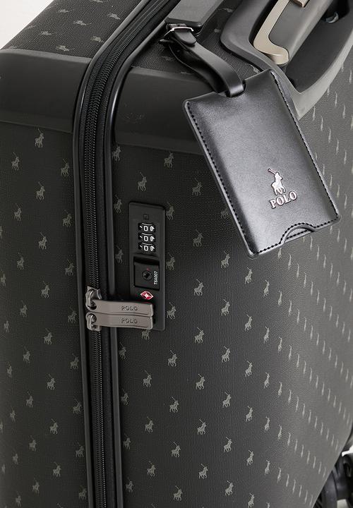 POLO - Polo Classic Double Pack Medium 4 Wheel Trolley Case - Charcoal