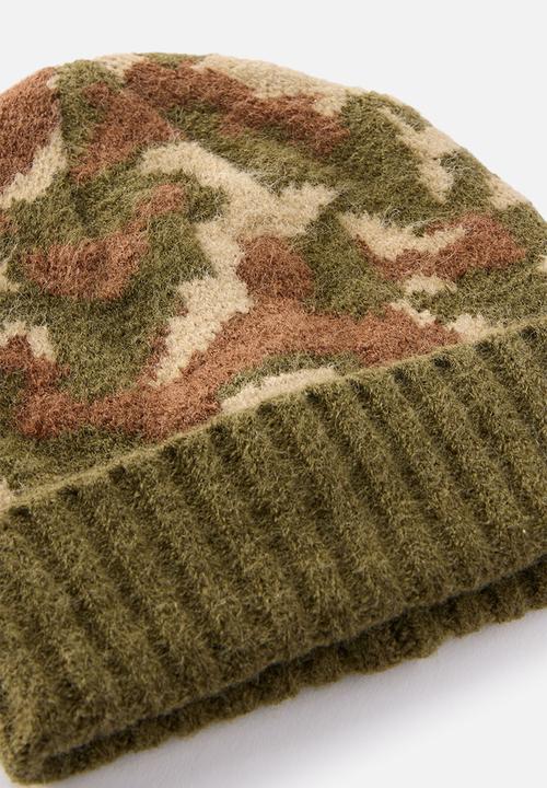 Cotton On - Kids Knit Beanie - Camo