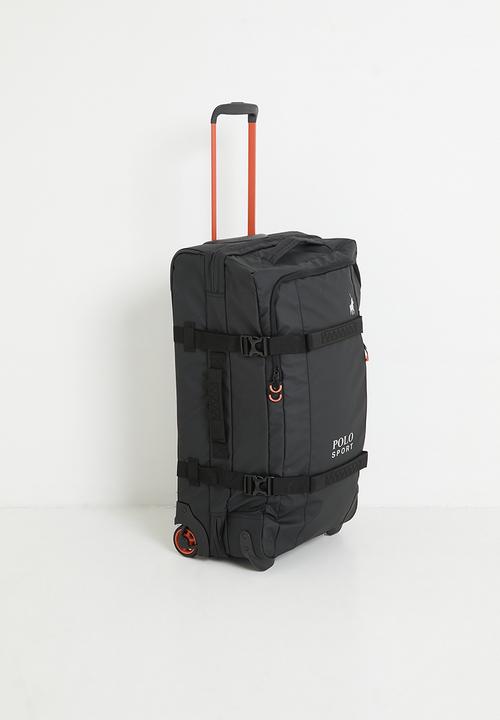 POLO - Polo Large Sport Trolley Duffel 2 Wheel Trolley Duffel - Black