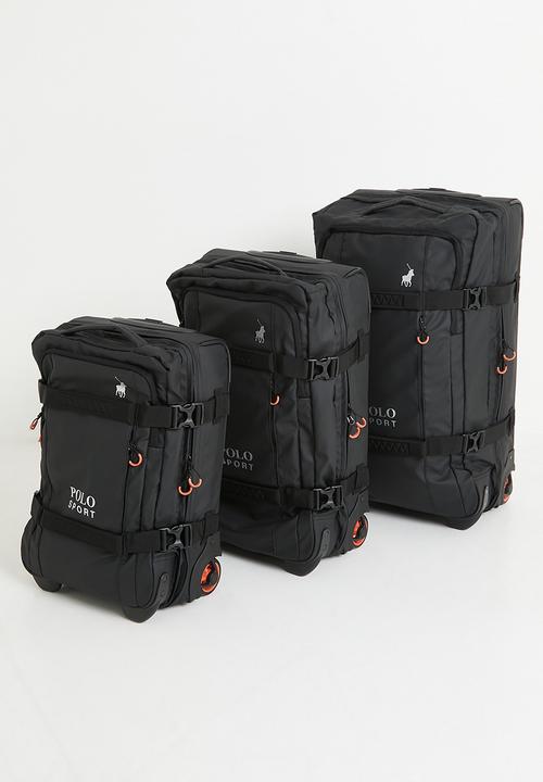 POLO - Polo Medium Sport Trolley Duffel 2 Wheel Trolley Duffel - Black