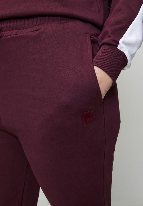 FILA - Plus Rebecca Sweatpants - Fig/White