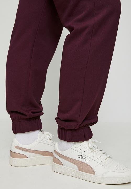 FILA - Plus Rebecca Sweatpants - Fig/White