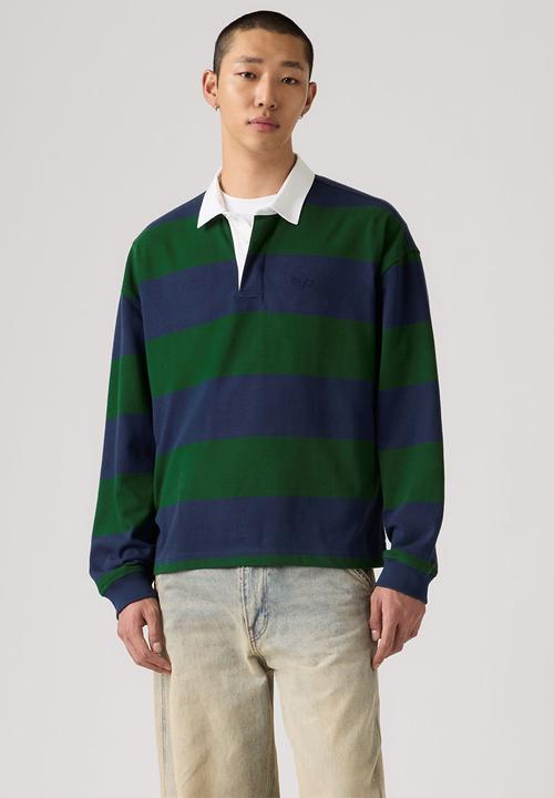 Levi’s® - Hudson boxy rugby - green & navy