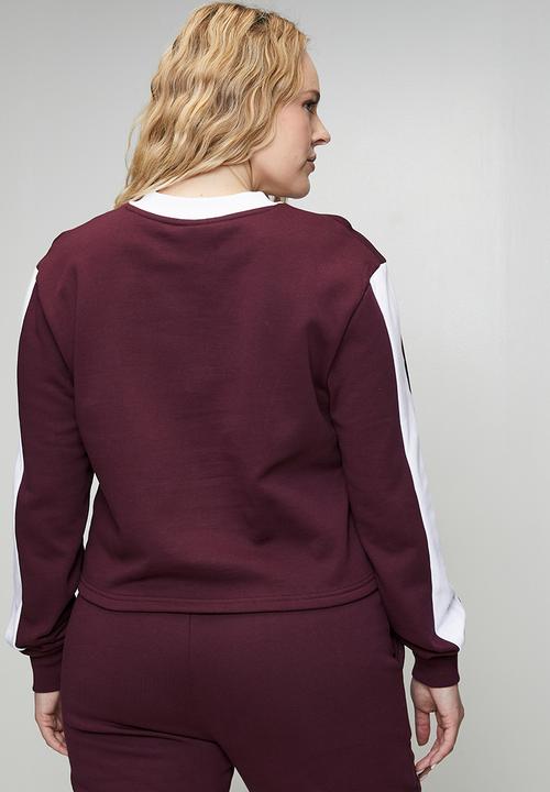 FILA - Plus Rebecca Sweatshirt - Fig/White