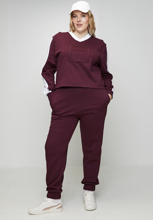 FILA - Plus Rebecca Sweatshirt - Fig/White