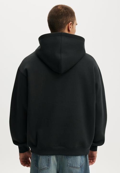 Cotton On - Box fit hoodie - black