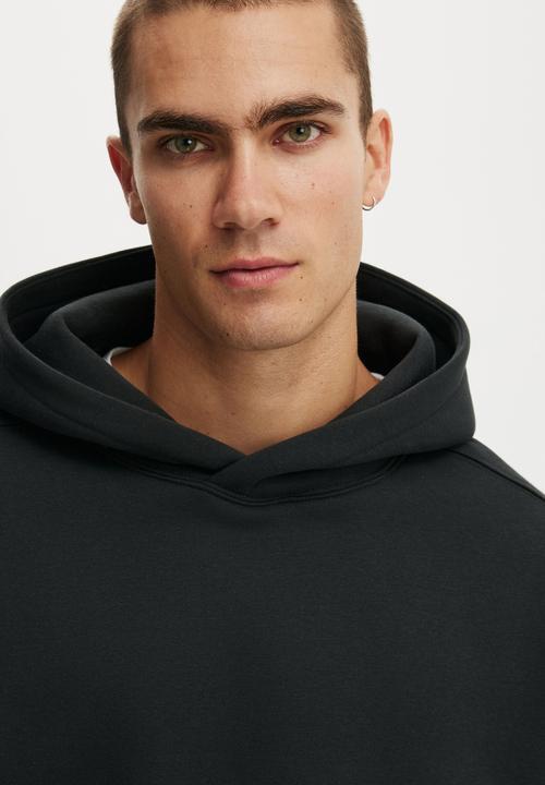 Cotton On - Box fit hoodie - black