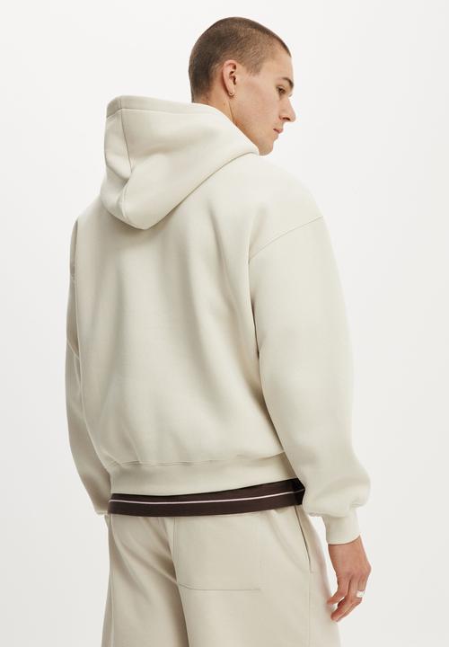 Cotton On - Box fit hoodie - cream