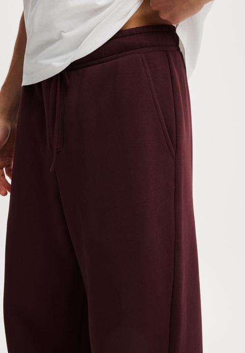 Cotton On - Super Baggy Track Pant- Winter Fig