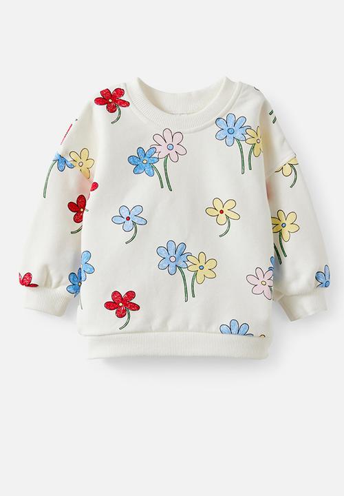 Cotton On - Bundle Riley Sweater & Trackpant - Vanilla/Meadow Daisy