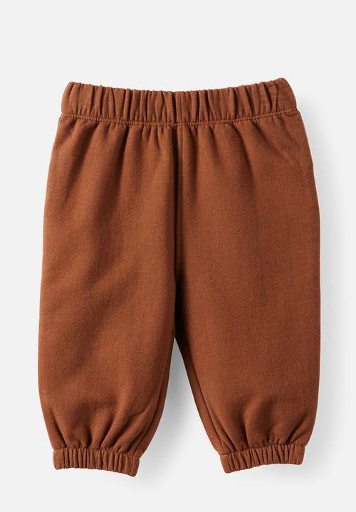 Cotton On - Bundle Riley Sweater & Trackpant - Chestnut/Dark Vanilla Stripe Dada S Sidekick