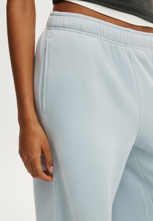 Cotton On - Baggy sweatpant - iced marine