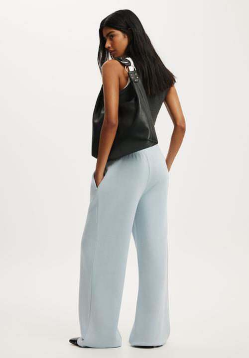 Cotton On - Baggy sweatpant - iced marine