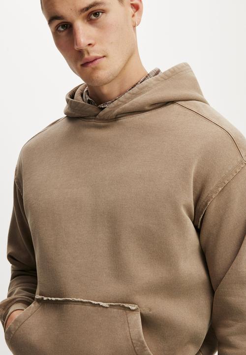 Cotton On - Box Fit Hoodie - Taupe Wash