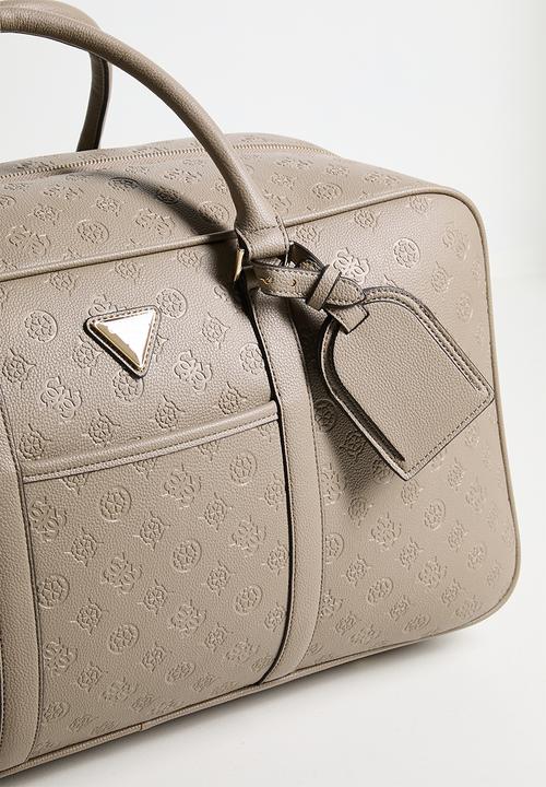 GUESS - Wilder Weekender Duffle - Taupe Logo