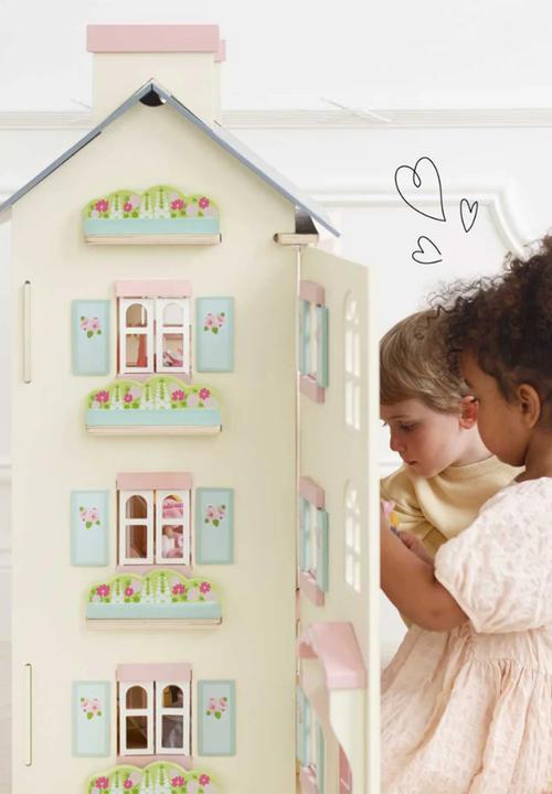Le Toy Van - Cherry Tree Hall Wooden Dolls House - neutral