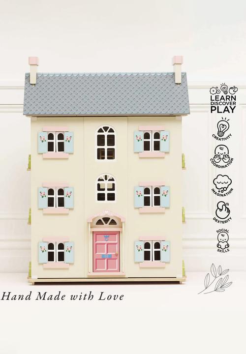 Le Toy Van - Cherry Tree Hall Wooden Dolls House - neutral