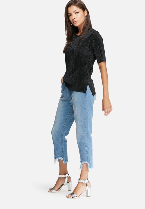 dailyfriday - Plissé step hem top