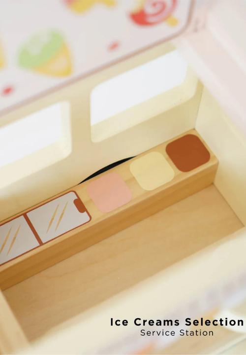 Le Toy Van - Wooden Ice Cream Van - neutral