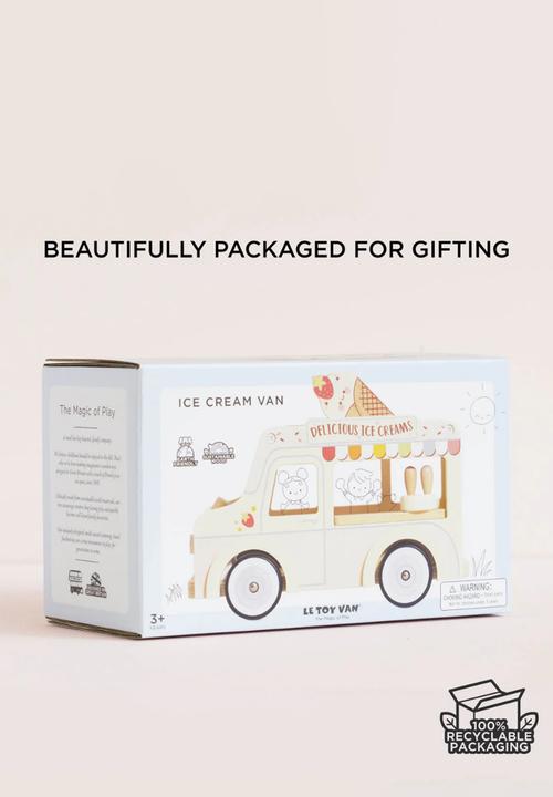 Le Toy Van - Wooden Ice Cream Van - neutral