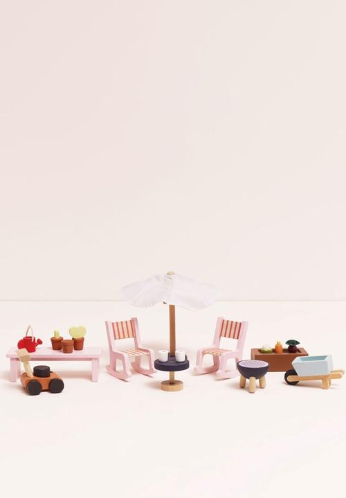 Le Toy Van - Dolls House Furniture: Conservatory 5pcs - multi