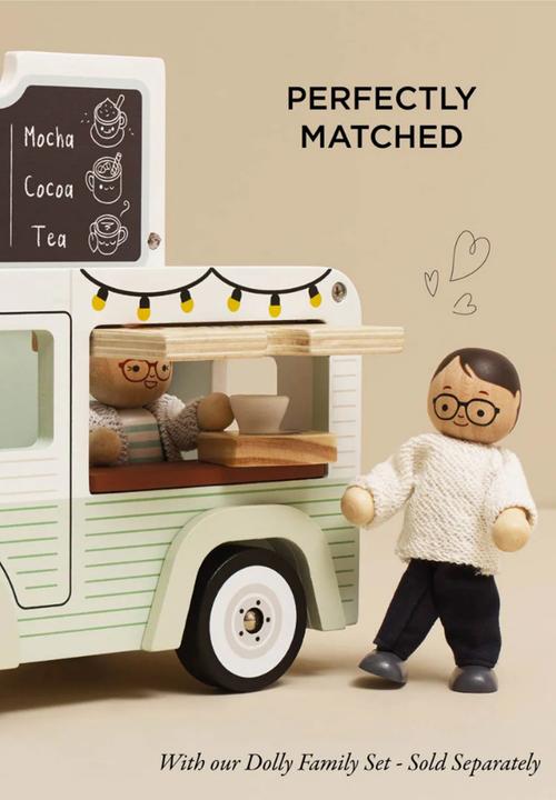 Le Toy Van - Wooden Mobile Cafe Van - neutral