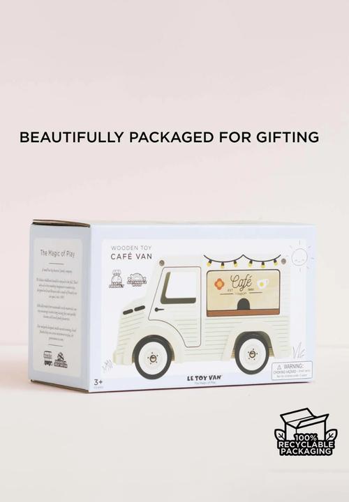 Le Toy Van - Wooden Mobile Cafe Van - neutral