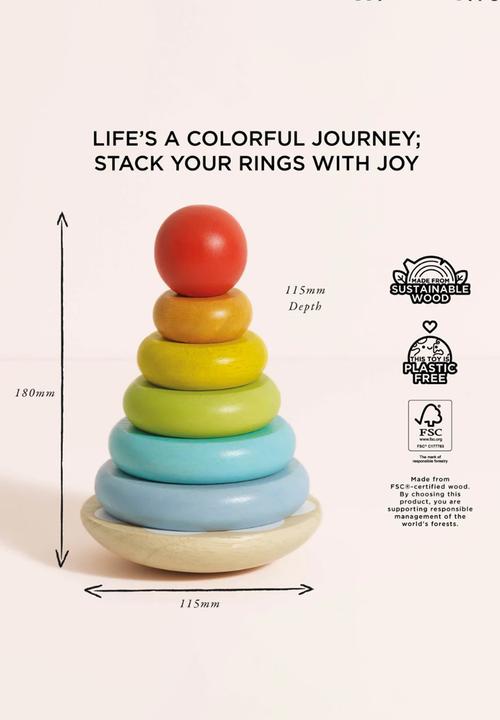 Le Toy Van - Rainbow Stacking Tower - multi