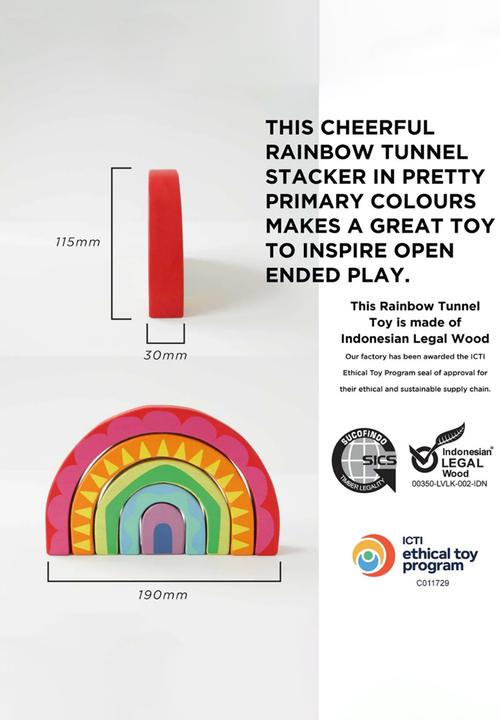 Le Toy Van - Rainbow Tunnel Toy