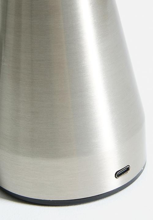 Pop Candy - Steel mushroom lamp - silver