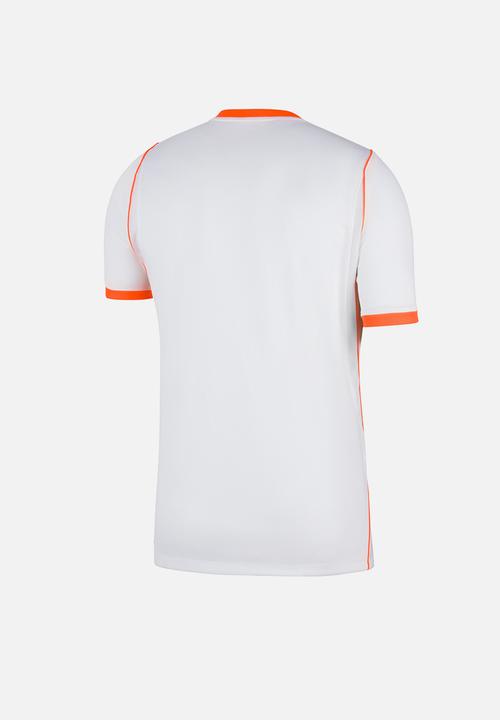 Nike - Netherlands Dri-FIT SS Stadium Away Jersey - White/Hyper Crimson/Black