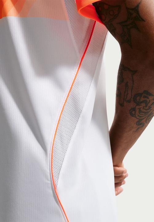 Nike - Netherlands Dri-FIT SS Stadium Away Jersey - White/Hyper Crimson/Black