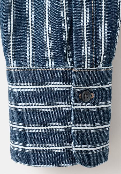 MANGO - Shirt juno - medium blue